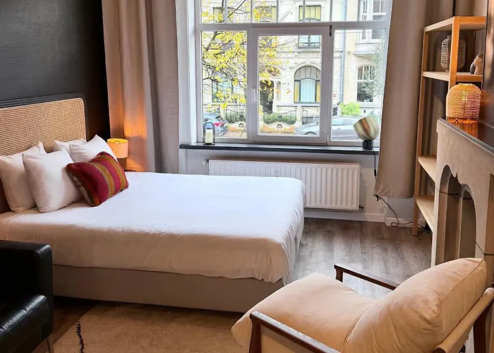 Cosy 2-bedroom For 4 Guests Near Sint-pieters Station, Perfect For Exploring Historic Appartement