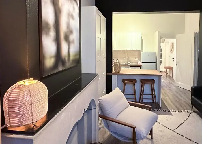 Cosy 2-bedroom For 4 Guests Near Sint-pieters Station, Perfect For Exploring Historic Appartement *