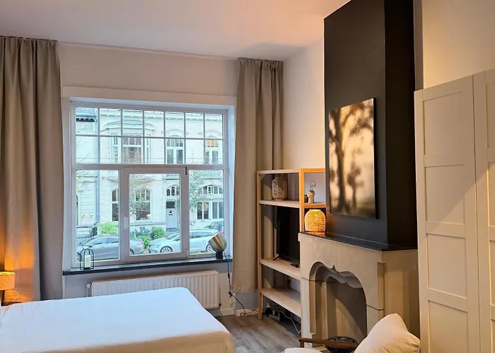 Appartement Cosy 2-bedroom For 4 Guests Near Sint-pieters Station, Perfect For Exploring Historic *